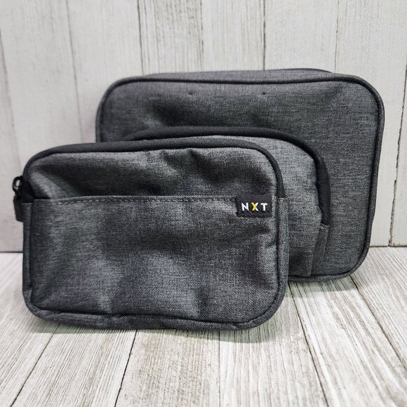 NXT Technologies Fabric Cable Organizer Kit Mobile Accessories Bag NX54721 - Picture 1 of 7
